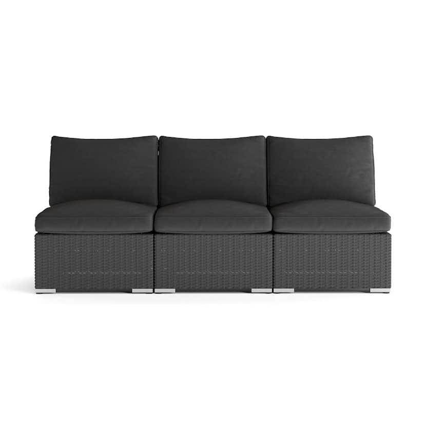 Wisconsin Premium Loungesoffa Utomhus utan Armstöd 3-sits Ko
