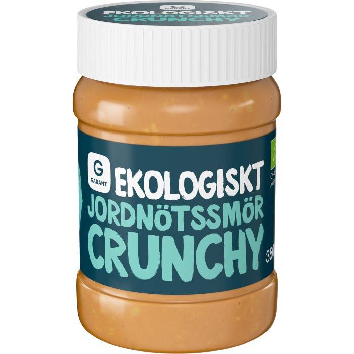 Garant Ekologiskt Jordnötssmör Crunchy 350g