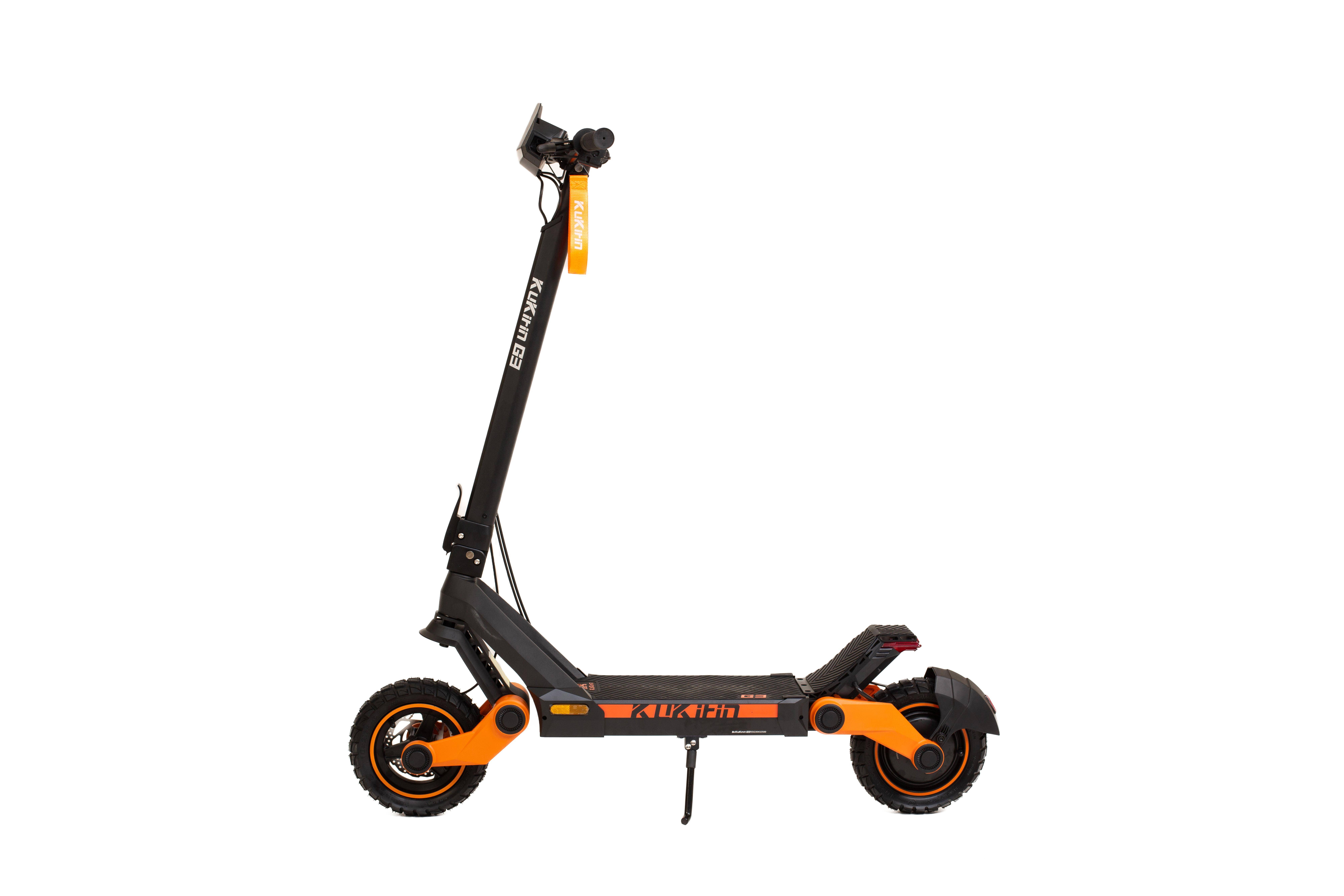 KuKirin G3 Terräng 10 Tum Off-Road Slanglösa Däck Elektrisk Scooter 1200W Motor 52V18Ah Batteri LED Pekskärm Vuxen Hopfällbar E-Scooter.