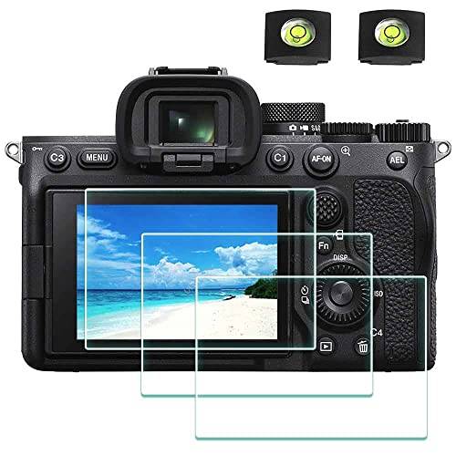 ULBTER Skärmskydd för Sony A7 IV Alpha 7 IV A7IV A7M4 ILCE-7M4 Härdat Glas Skärmskydd 0,3 mm Hårdhet 9H Reptålig Anti-fingeravtryck [3+2 st]
