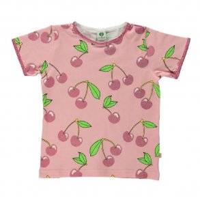 Småfolk T-shirt Med Glimmer Og Kirsebær