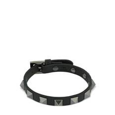 Rockstud Leather Belt Bracelet