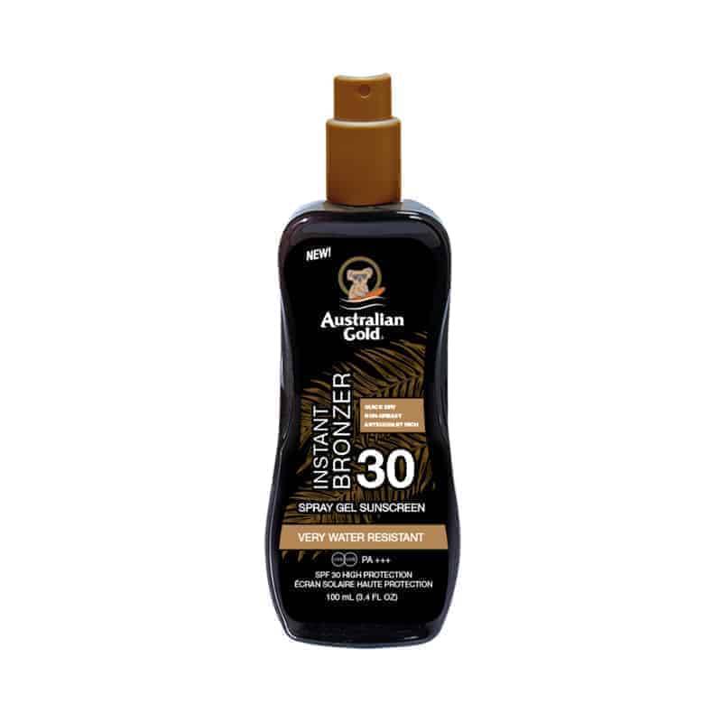 Spray Gel SPF 30 with instant bronzer – Australian Gold 100ml
