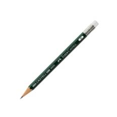Faber-Castell CASTELL 9000 - Blyant - B - med viskelæder (pakke med 3)