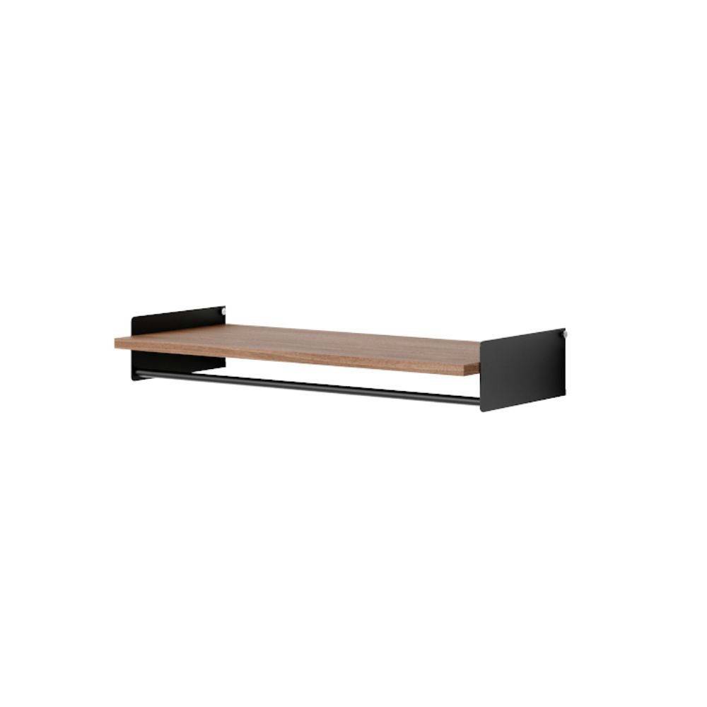 New Works Wardrobe Shelf Kit Hylla Walnut/Svart