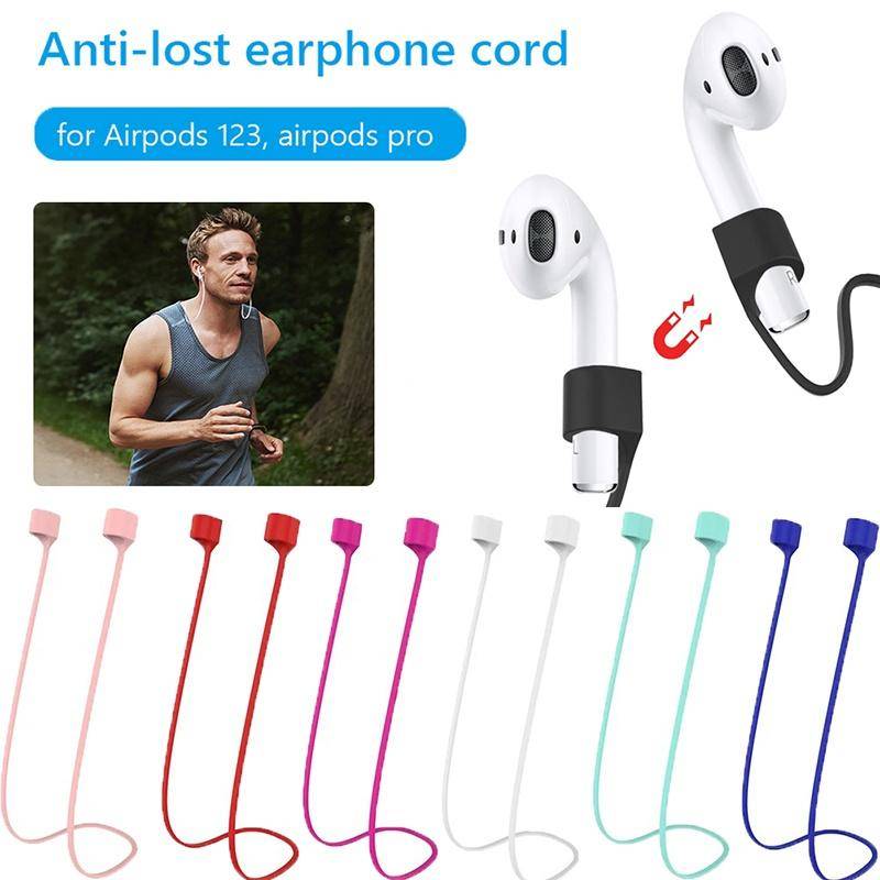 Mjukt Silikon Anti-förlust Magnetiskt Rep Hörlurar För Apple Airpods 4 3 2 1 AirPods Pro Bluetooth Trådlöst Hörlurar Öronproppar Rem