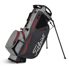Titleist Hybrid 14 StaDry Stand Bag - Charcoal/Grey/Red