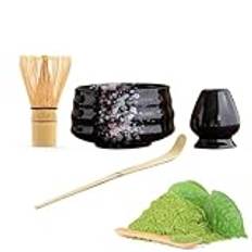 Keramiska Matcha-kit, köksredskap & prylar,Äkta teservis Matcha-set | Stabilt professionellt Matcha-kit för familjevänner, kollegor Matcha-älskare och nybörjare