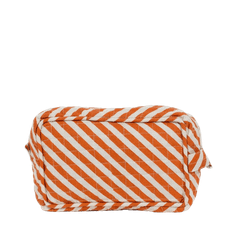 A World of Craft DIAGONAL Necessär M, orange/vit Badrumstillbehör Orange 16x23x9 cm
