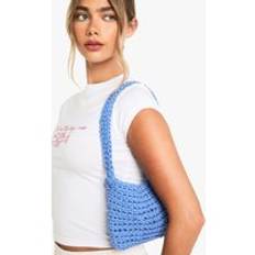 Crochet Holiday Bag, Blue