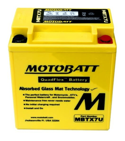 Motobatt 12V 8Ah 115A batteri MBTX7U
