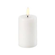 PILLAR CANDLE 5X7,5 CM | HVID
