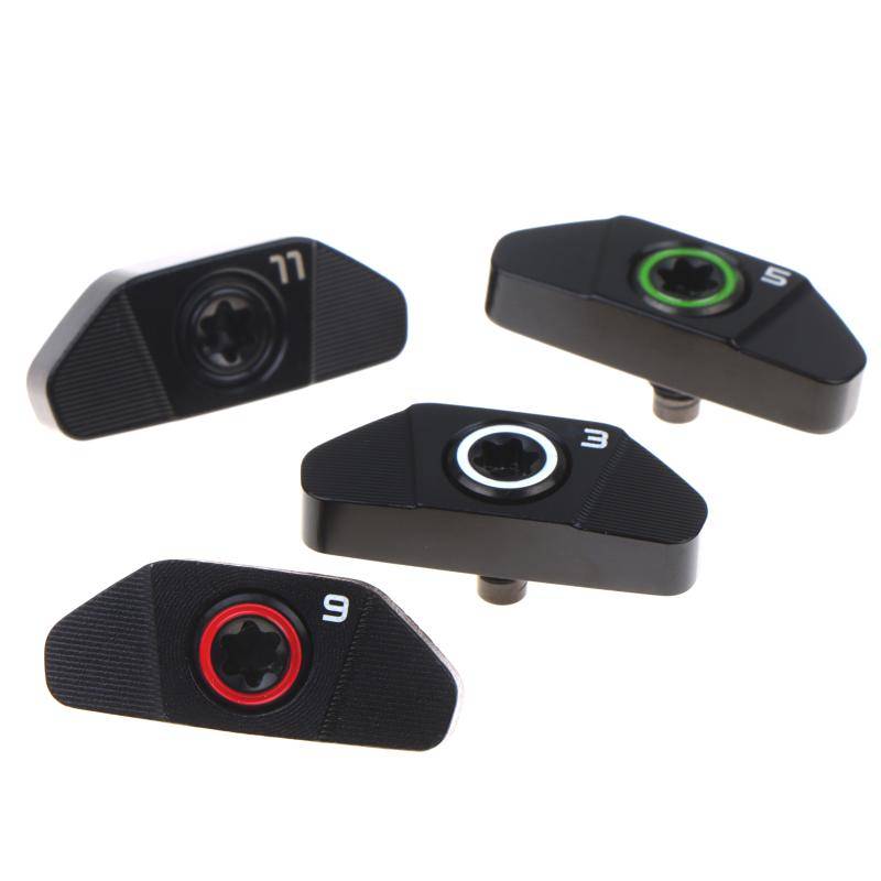Slitstarkt Golfvikts skruvbyte Motviktssats 3g 5g 9g 11g för Golf Fairway Wood Putter Justering grön