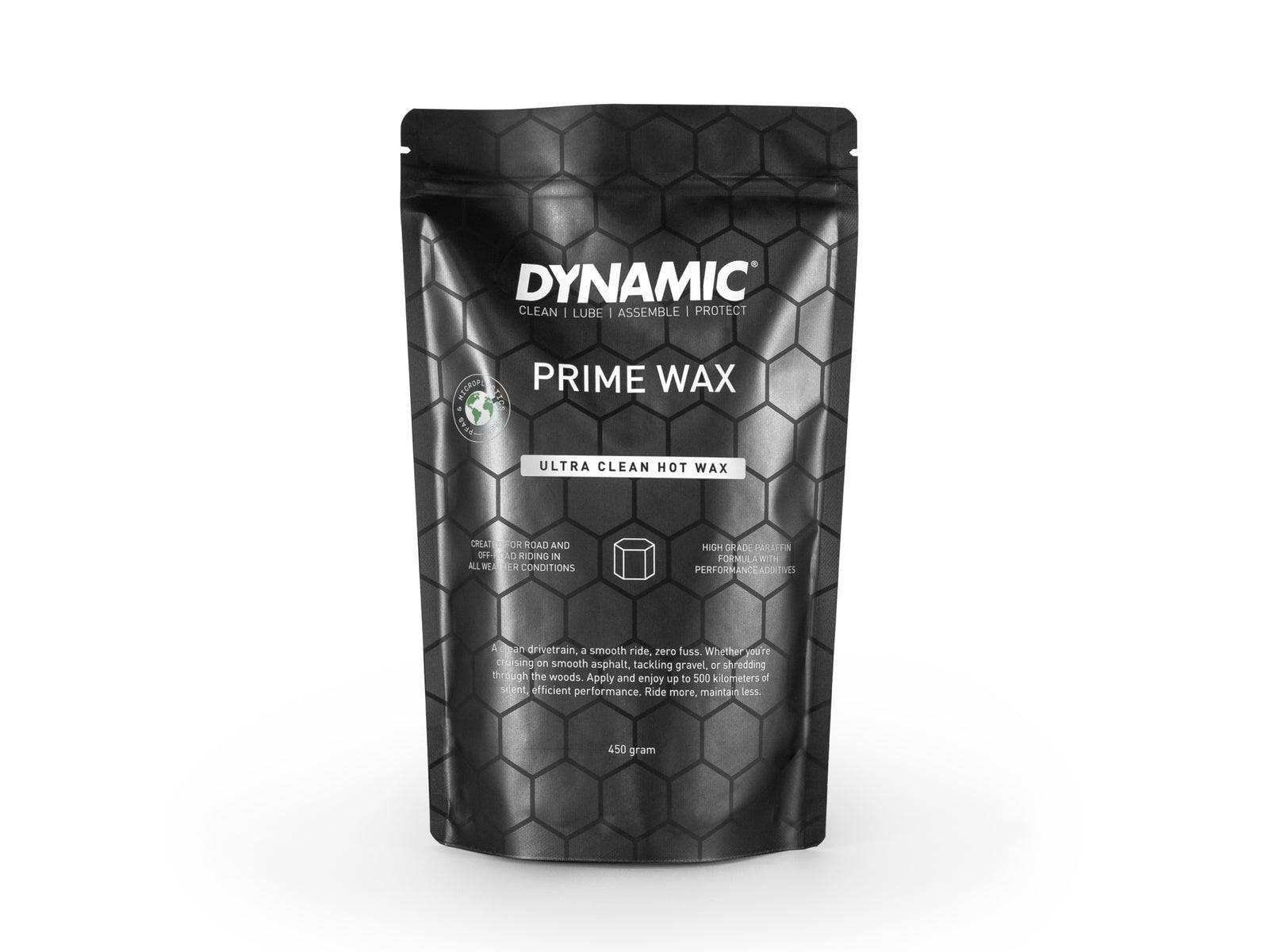 Dynamic Prime Wax Hot wax 450g, PFAS and microplastics free high-grade paraffin wax - Cykeltilbehør