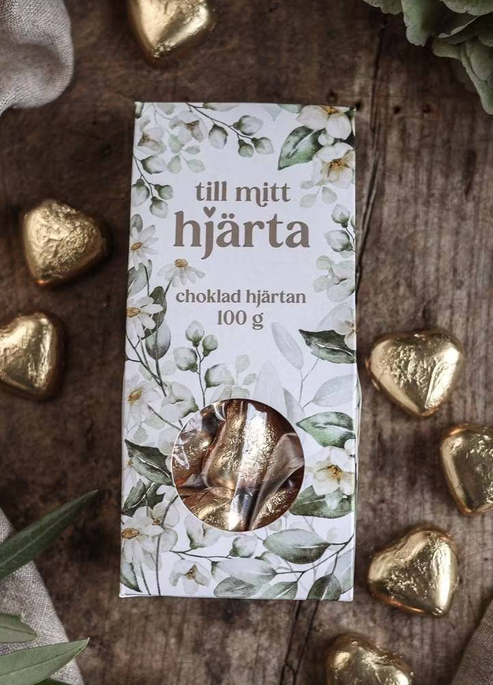 Chokladhjärtan 100 g - Till mitt hjärta