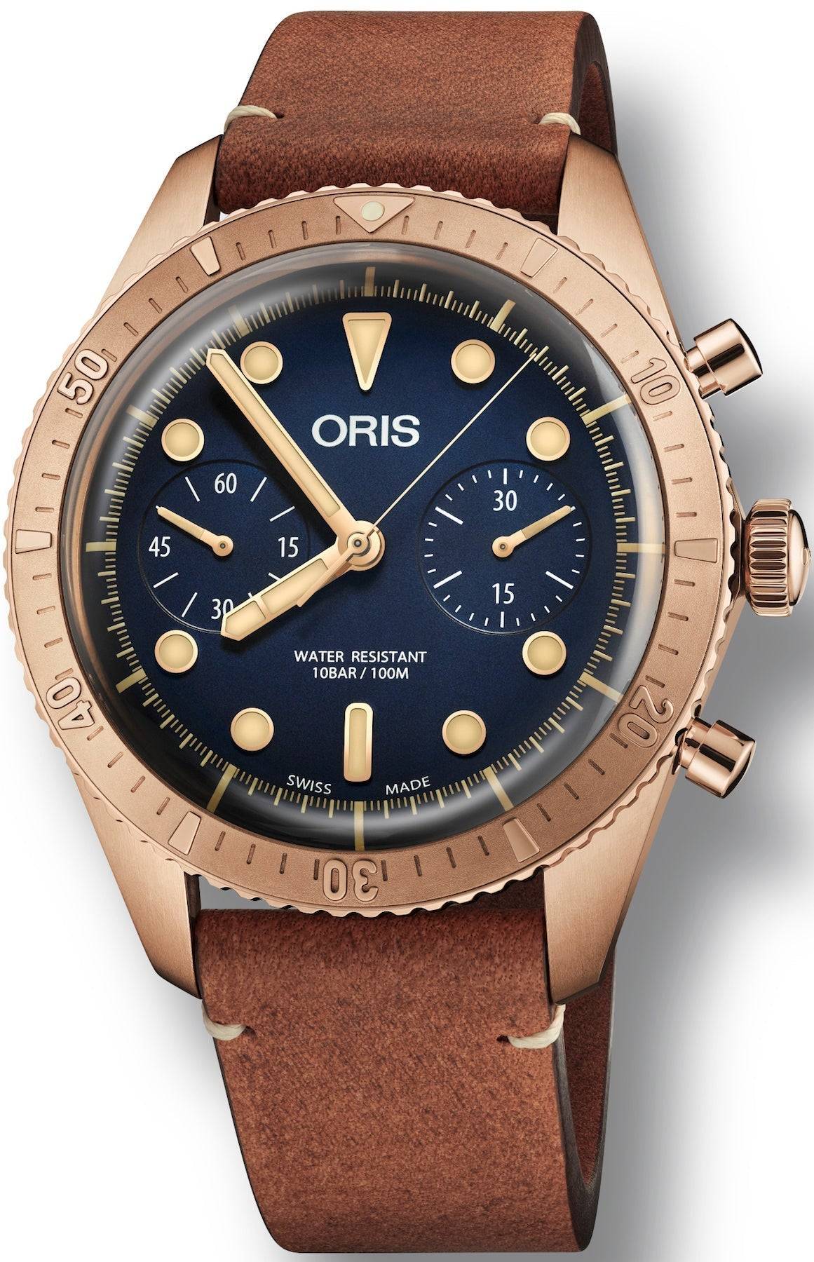 Oris Watch Carl Brashear Chronograph Limited Edition 2018 - Default / Blue