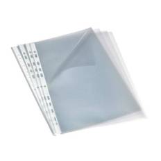 Plastlommer A4 åben top/ venstre side 0,09mm 100stk/pak