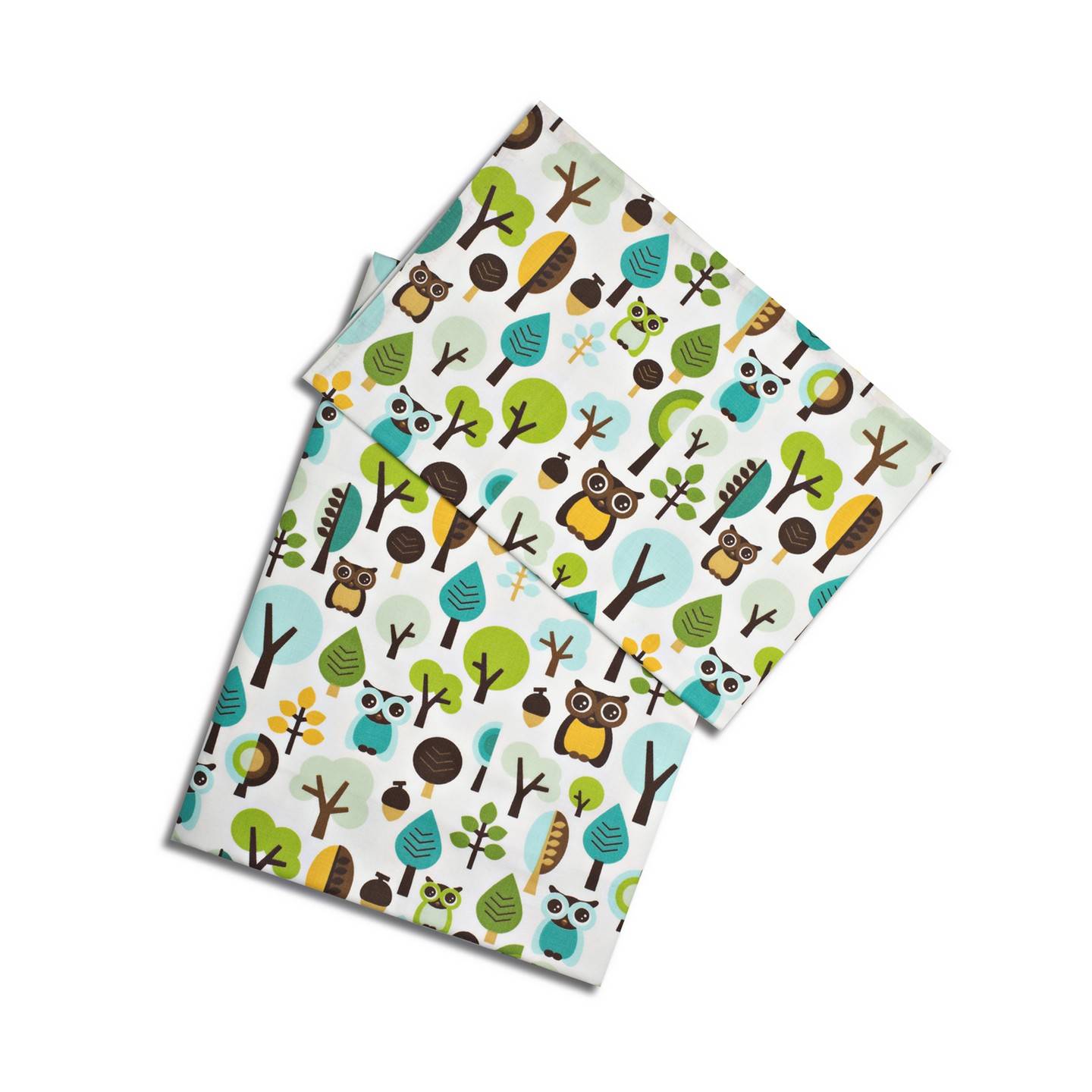 MilleMarille Juniorbäddset 100 x 135 cm, Modern Owls Blue