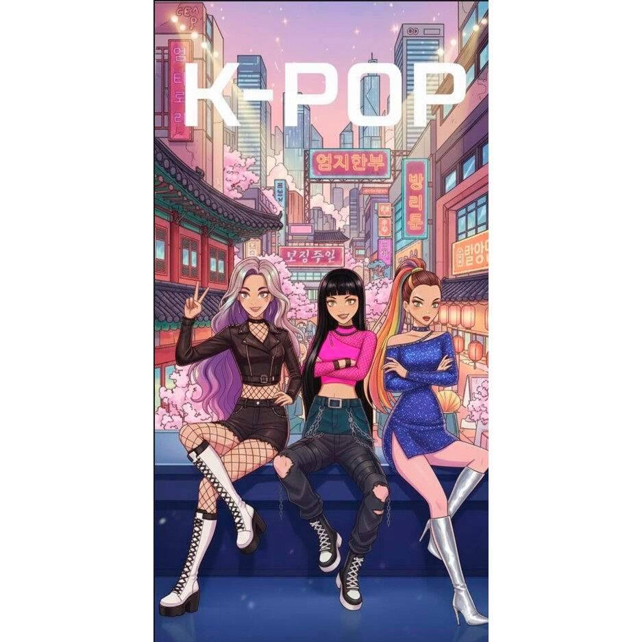 Kpop mikrofiber strandhåndklæde