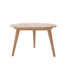 Carl Hansen - CH008, Oljad Ek, Ø 78 cm - Höjd 48 cm - Sofaborde - Hans J. Wegner - Træ farvet - Træ