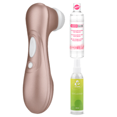 Satisfyer Pro 2 NG + Rengöring + Orgasm gel