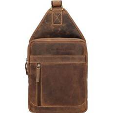 Vintage Umhängetasche Leder 41 cm