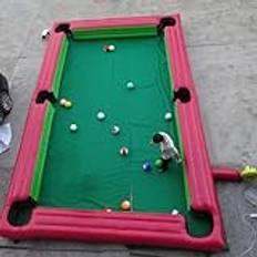 Roligt uppblåsbart kick biljardbord, Fotboll Snooker Fotboll Snooker Uppblåsbara Sportspel Biljard Lekplats, Interaktiva spel för vuxna och barn med bollar och blåsare 6x4m 6 * 4m