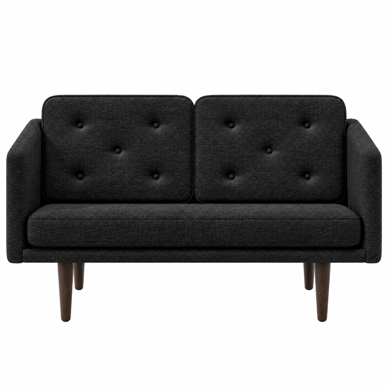 No. 1 Sofa 2-personers, Mood af Børge Mogensen Mood 2104 - Røget eg bejdset - Jacobsen Plus