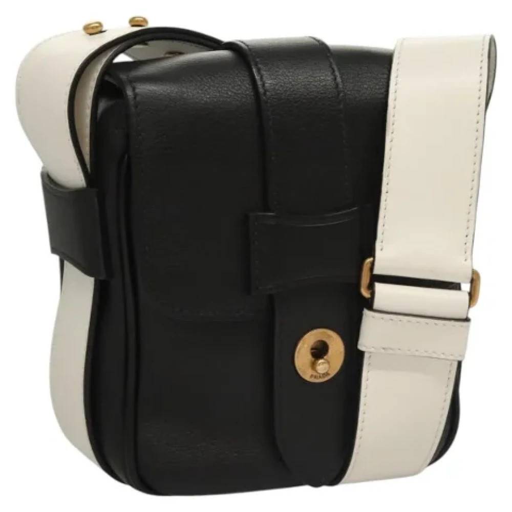 Prada Vintage Pre-owned Vintage Læder Cross Body Taske - Vintage - Dame - Sort - ONE SIZE - Læder