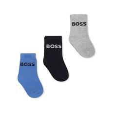 Multicolor Sock Set For Baby Boy With Logo