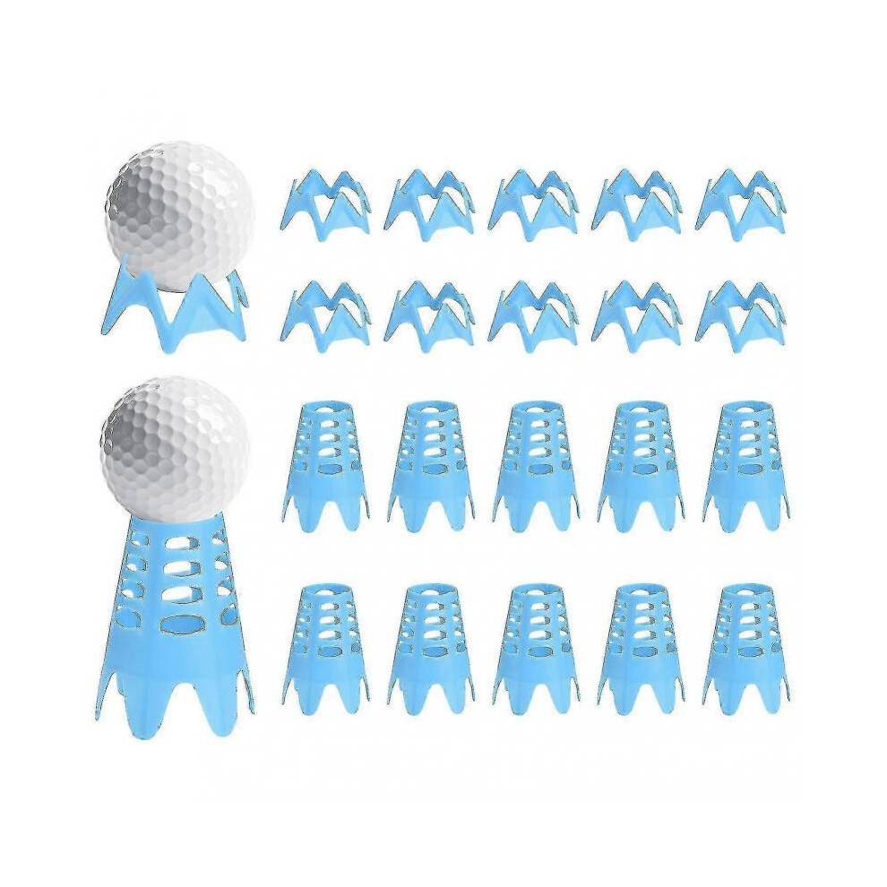 (Blue) Plastic Golf Tees Home Golf Simulator Tees Outdoor Indoor Golf Tees Simulator Practice Training Golf Mat Tees-ZZY