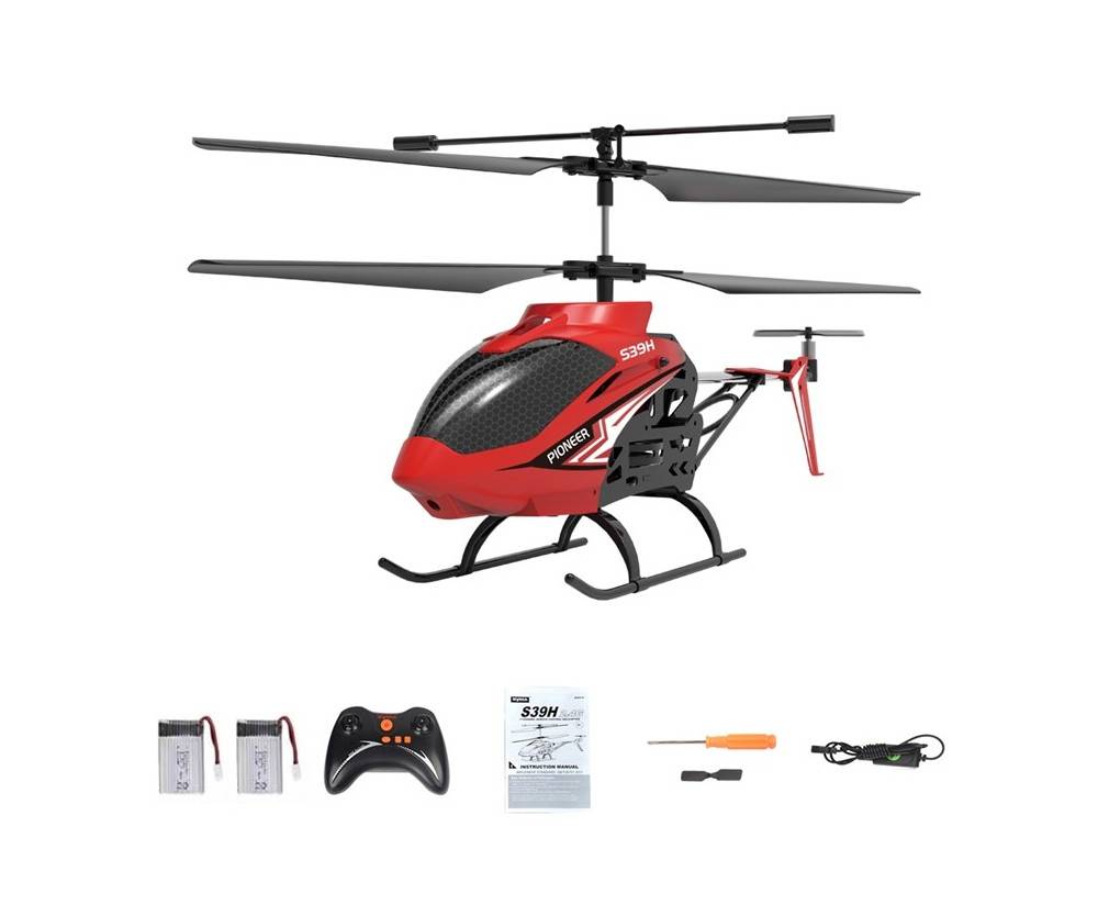 Radiostyrd Helikopter Smart Altitud Hold RC 2.4G Trådlös Legerings 2 Batterier