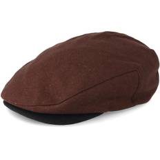 Brixton - Brun flatcap Keps - Hooligan Brown Snap Cap @ Hatstore