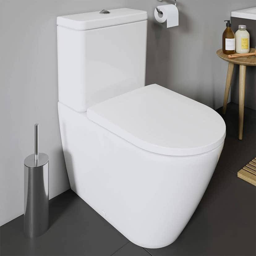 Toalettstol Duravit D-Neo 200209 Rimless med Mjukstängande Hårdsits
