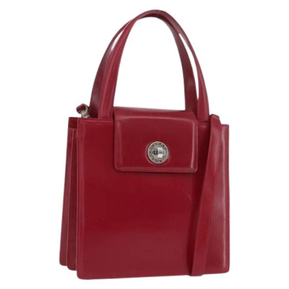 Bvlgari Vintage Pre-owned Vintage Håndtaske - Vintage - Dame - Rød - ONE SIZE - Uld