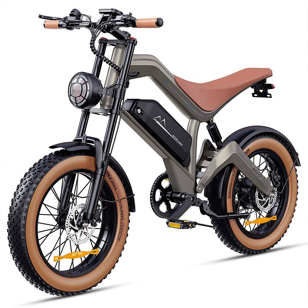 DYU M20 Electric Commuter Bike: 1000W Motor, 48V 18.2Ah Battery, 40-60km Range for Efficient City Travel