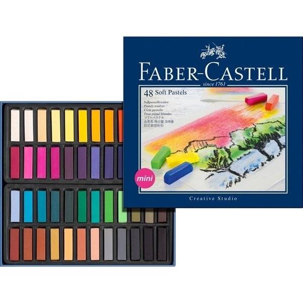 Faber Castell - Soft Pastel Crayons Mini Box 48 pcs