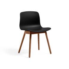 HAY About a Chair 12 stol Black-valnötsstativ - Svart