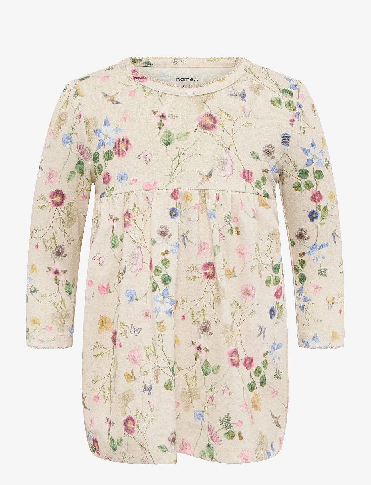 name it Nbffalca Ls Dress - Beige - 74