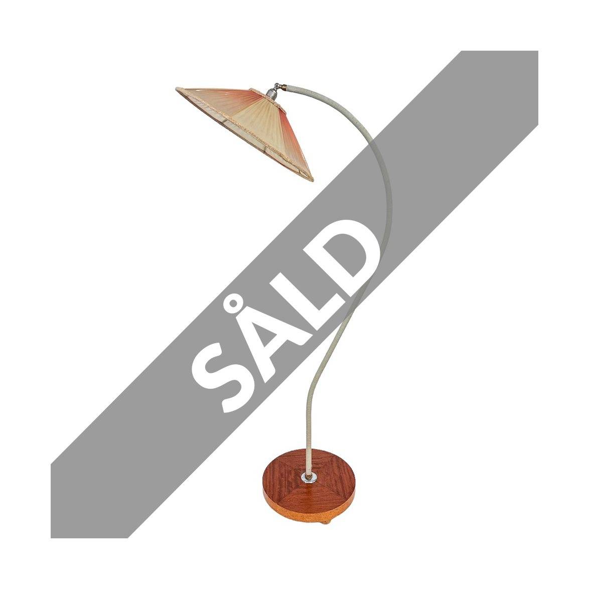 Vintage by Bright 1-2-3 Svanhals golvlampa, rosa