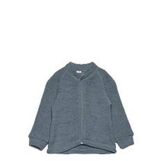 CELAVI Jacket W/Zipper - Soft Wool |Blå |80