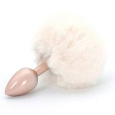 ToyJoy Happiness Enchanting Bunnytail Buttplug White - vit