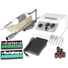 Power Fußpflegegerät Maniküre Pediküre Schleif-Gerät Fräser Komplettes Fußpflege-Set Maniküre-Set mit viel Zubehör - 40-Teilig. 0 - 30.000 Umdrehungen