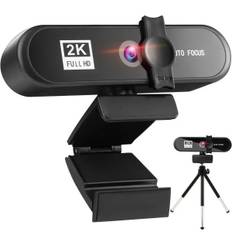 2K webcam med Autofocus & smart tripod. 2592×1944. 5MP.
