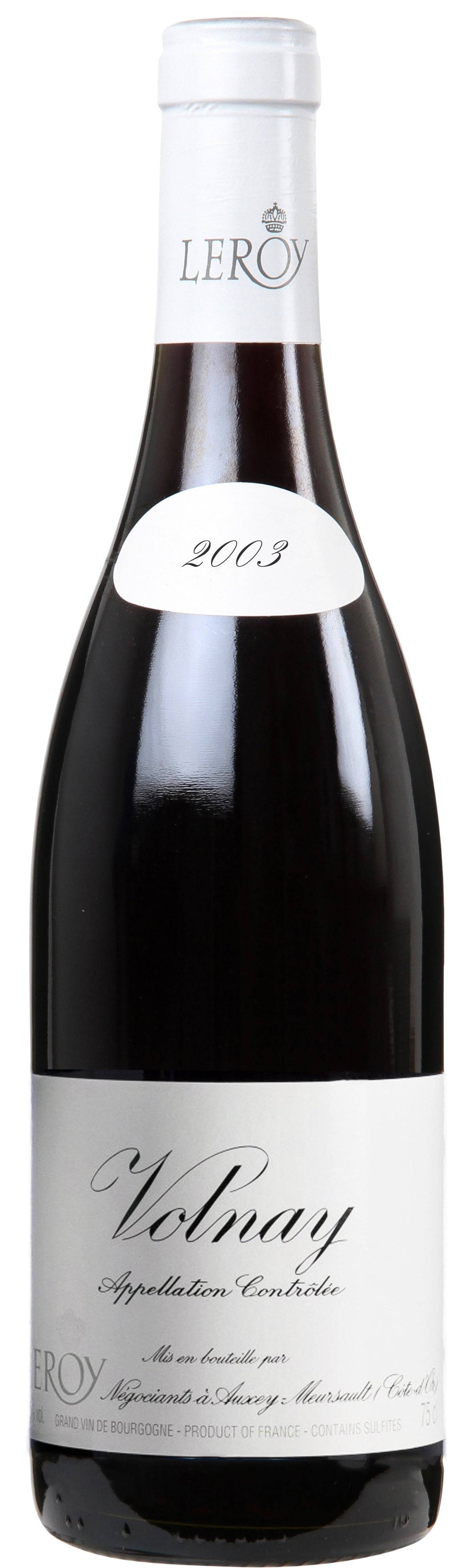 Maison Leroy, Volnay, 2003
