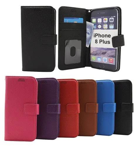 New Standcase Wallet iPhone 8 Plus (Svart)