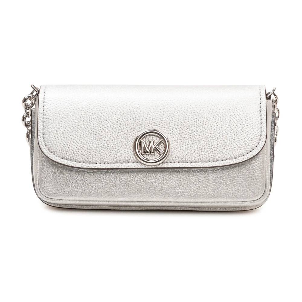 Michael Kors Chain Flap Shoulder Bag - Tasker - Dame - Grå - ONE SIZE - Uld