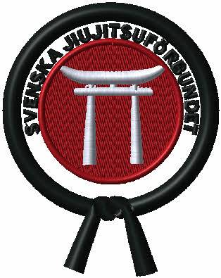 Svenska Jiu-Jitsu Förbundet logo brodyr