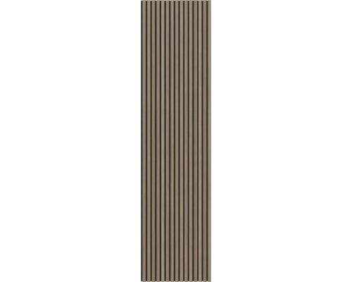 Akustikpanel FJORDWALL folierad valnöt 2400x600x19mm
