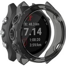 Tpu protectorfodral för garmin forerunner 245m klockbandsrem soft cover shell för garmin forerunner 245 gps-klockatillbehör